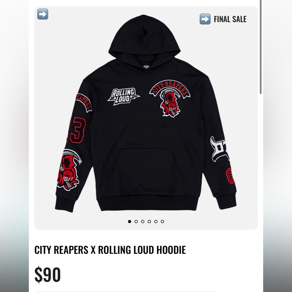 CITY REAPERS X ROLLING LOUD HOODIE
